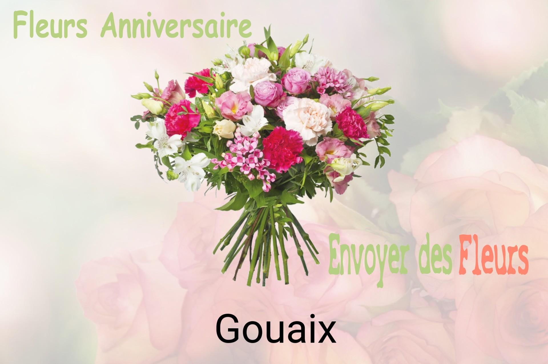 Bouquet de fleurs d’anniversaire livré à Gouaix